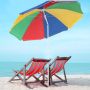 Многоцветен плажен чадър с чупещо рамо, снимка 10