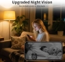 Нова Мини шпионска камера 4K за дом и офис с нощно виждане и WiFi, снимка 5