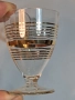 две тънкостенни чаши за ракия със златен кант 29/6, снимка 3
