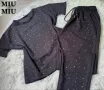 Памучни дамски комплекти с камъни  Мiu Miu, снимка 1
