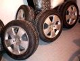 17- Алуминиеви джанти със зимни гуми за мерцедес W221, снимка 1 - Гуми и джанти - 45118349
