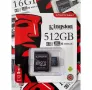 SD карта памет Kingston 512GB плюс SD адаптер, снимка 4