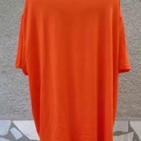 4XL /5XL Нова тениска в оранжево червено , снимка 5 - Тениски - 45830151