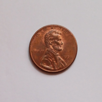 1 цент САЩ 1994 ( 2 ) , 1 цент 1994 Американска монета Линкълн 2, снимка 1 - Нумизматика и бонистика - 44995166