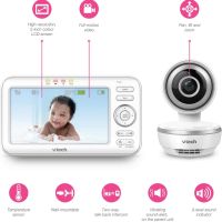 Vtech indoor - Vision XXL Video Babyphone BM4550 -720p – Видеобебефон, снимка 7 - Бебефони - 45603791