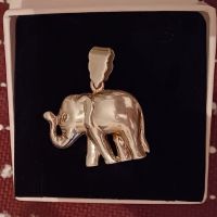 Сребърна висулка слонче , снимка 2 - Колиета, медальони, синджири - 45753624