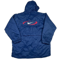 Мъжко зимно яке Nike с качулка размер XL, снимка 2 - Якета - 45061711