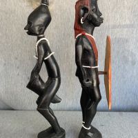 дървени африкански фигури статуетки , снимка 6 - Статуетки - 45268354