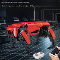 Електрическо куче робот за сглобяване - 936 части с дистанционно управление, снимка 6 - Образователни игри - 45186561