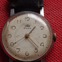 Стар ръчен часовник ZARIA 15 RUBIS работи перфектно състояние 18653, снимка 2 - Антикварни и старинни предмети - 44985560