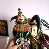 Уникална Стара Кукла-Жокер,Клоун, снимка 6 - Антикварни и старинни предмети - 46098271