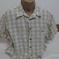 Мъжка риза с къс ръкав от лен Drachten, снимка 1 - Ризи - 45753358
