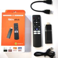 TV Box Stick Q6 Android TV, дистанционно гласово управление 4K 60Hz стик, снимка 8 - Плейъри, домашно кино, прожектори - 28839058