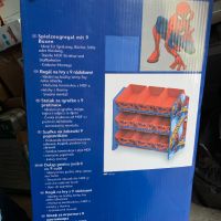 Органайзер за играчки Spider-Man / Шкаф за играчки с 9 кутии / Шкаф за съхранение Спайдър-мен, снимка 4 - Други - 45232531