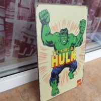 Метална табела комикс Невероятният Хълк Hulk Marvel Марвел зеленият, снимка 2 - Декорация за дома - 45408462