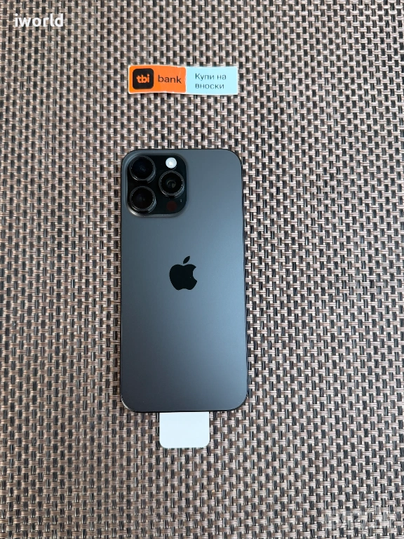 99% Бат❗️ iPhone 16Pro MAX ❗️лизинг от 32€ на мес❗️ Black Titanium ❗️256GB, снимка 1