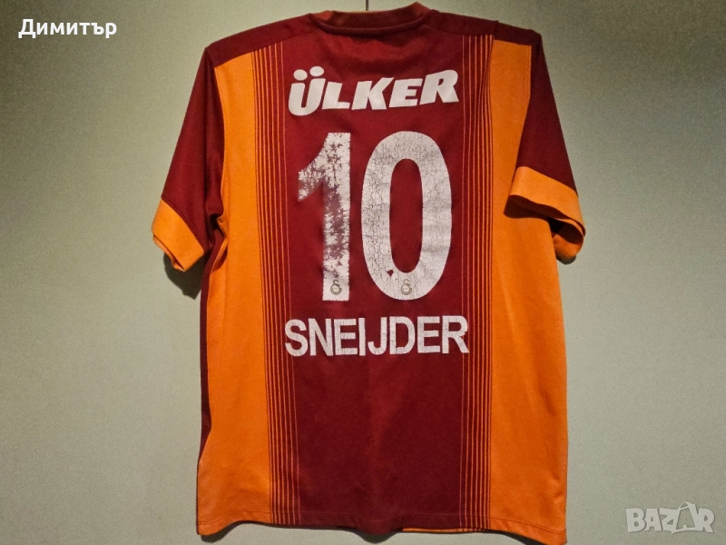 Nike Galatasaray Wesley Sneijder Home Jersey Season 2014/2015 10 Size L футболна тениска soccer, снимка 1