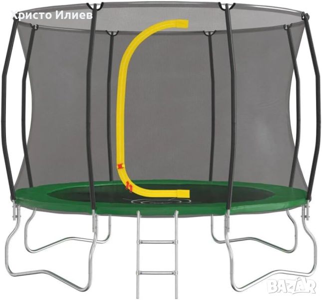 Градински Батут Crivit 305 cm - само тръбите, снимка 1