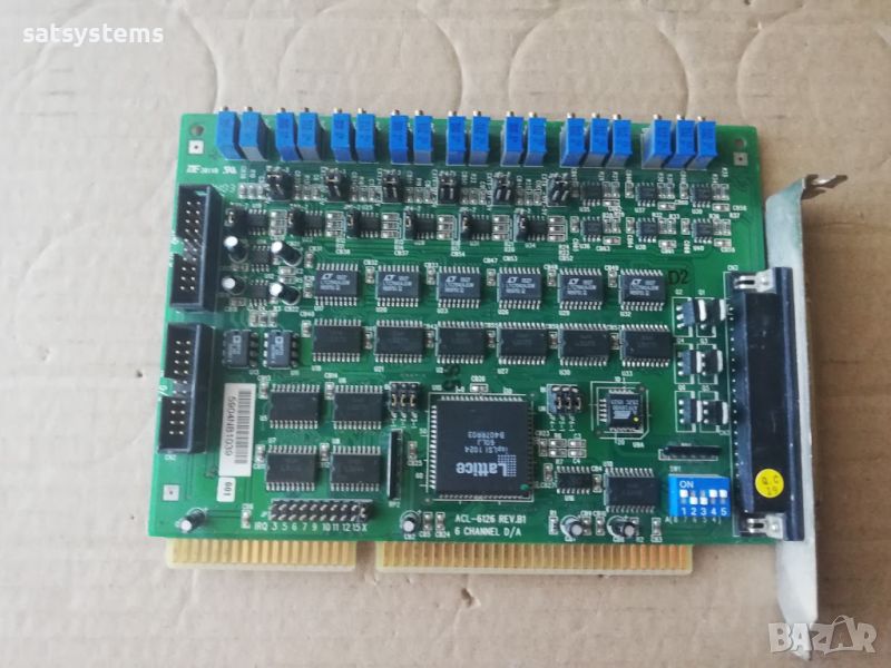  ADLINK ACL-6126 6-CH 12-bit ISA DAQ Cards, снимка 1