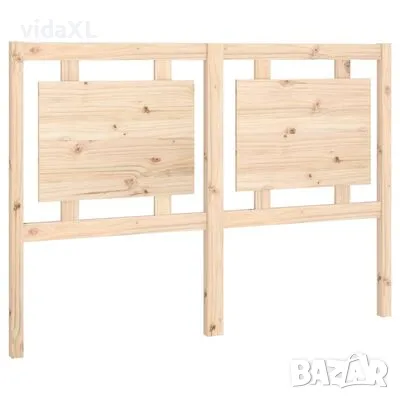 vidaXL Горна табла за легло, 140,5x4x100 см, бор масив（SKU:817935）, снимка 1