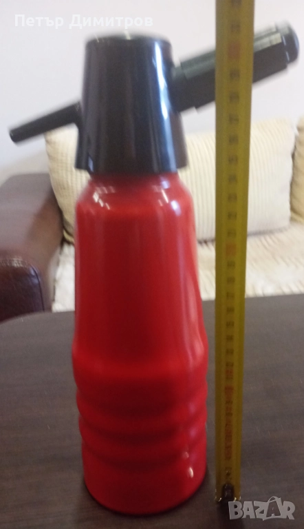 Ретро Сифон за газирана вода (сода) от Чехословакия   , снимка 1