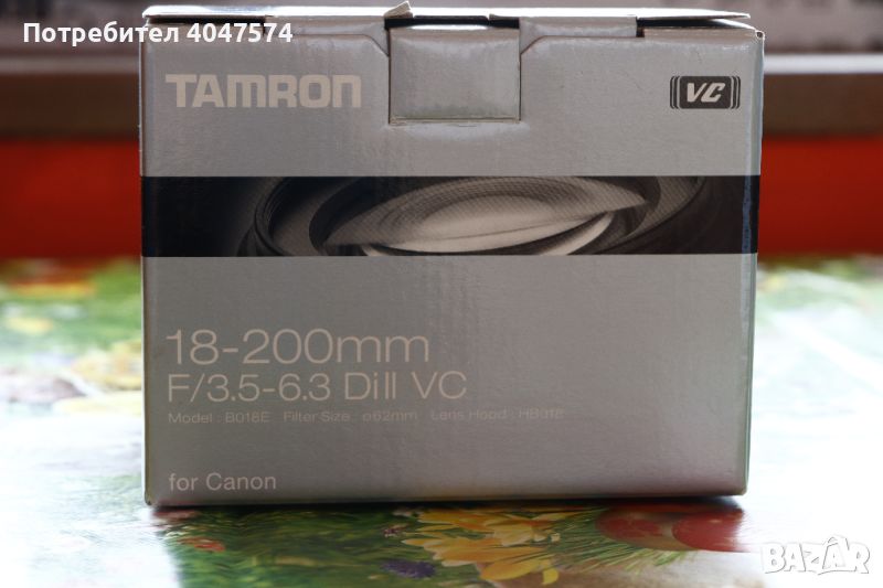 Обектив Tamron за Canon , снимка 1