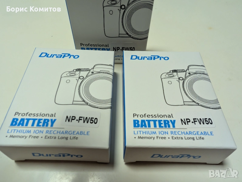 DuraPro NP-FW50 NP FW50 NPFW50 батерия за Sony, снимка 1
