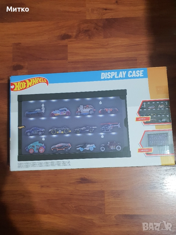 Витрина светеща за колички 1:64 Hot Wheels,Matchbox, снимка 1