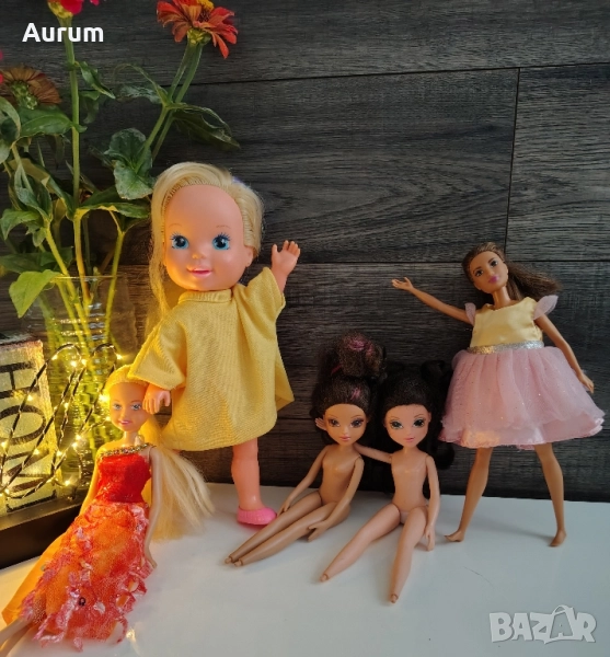 Кукли 4бр.+подарък 1бр. кукла и дрешки, снимка 1