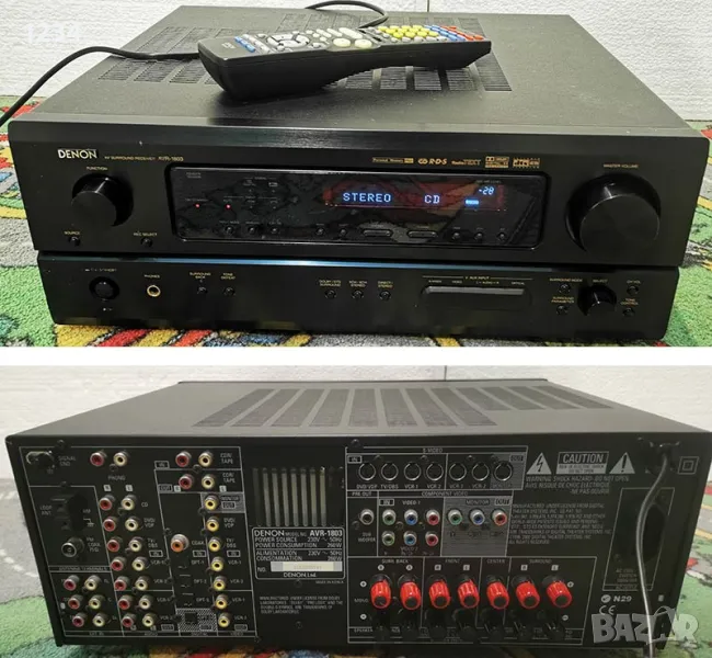 6-канален Усилвател DENON AVR-1803 260W с дистанционно домашно кино, снимка 1