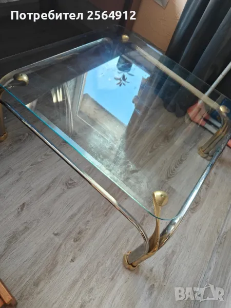 продавам стъклена маса , снимка 1