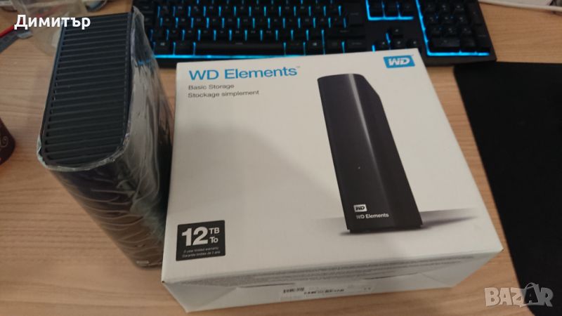 Външен хард диск 12TB Western Digital Elements Desktop 3.5 12TB USB 3.0, снимка 1