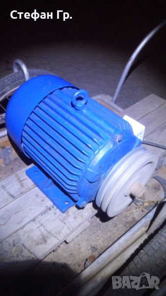 3-фазен асинхронен електродвигател, 7.5 киловата, снимка 1