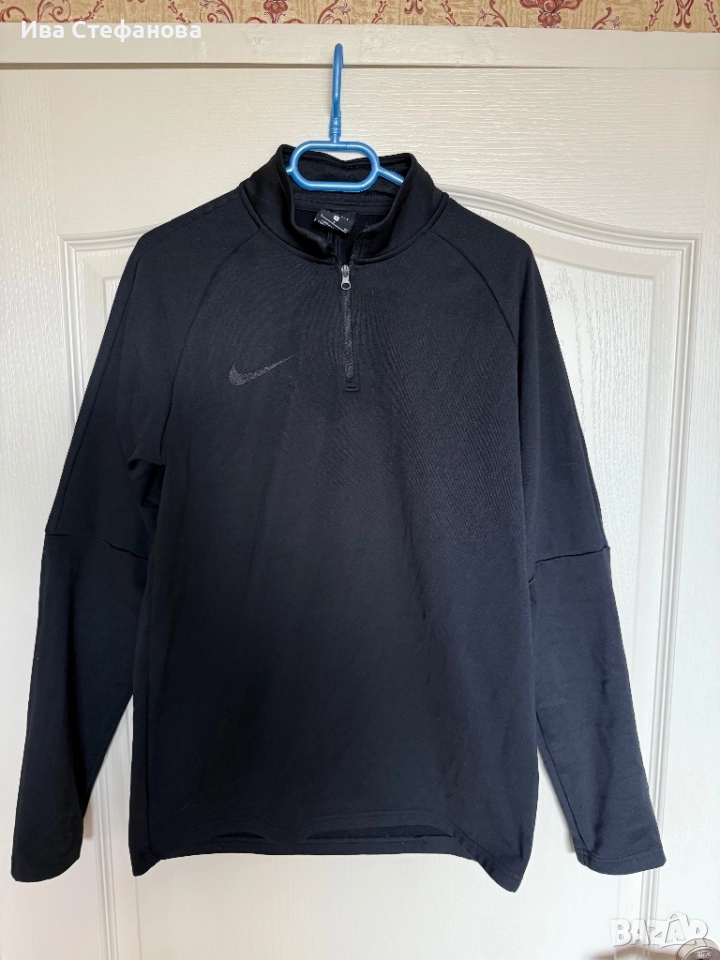 Нова дамска черна маркова оригинална спортна блуза Nike nike Найк , снимка 1
