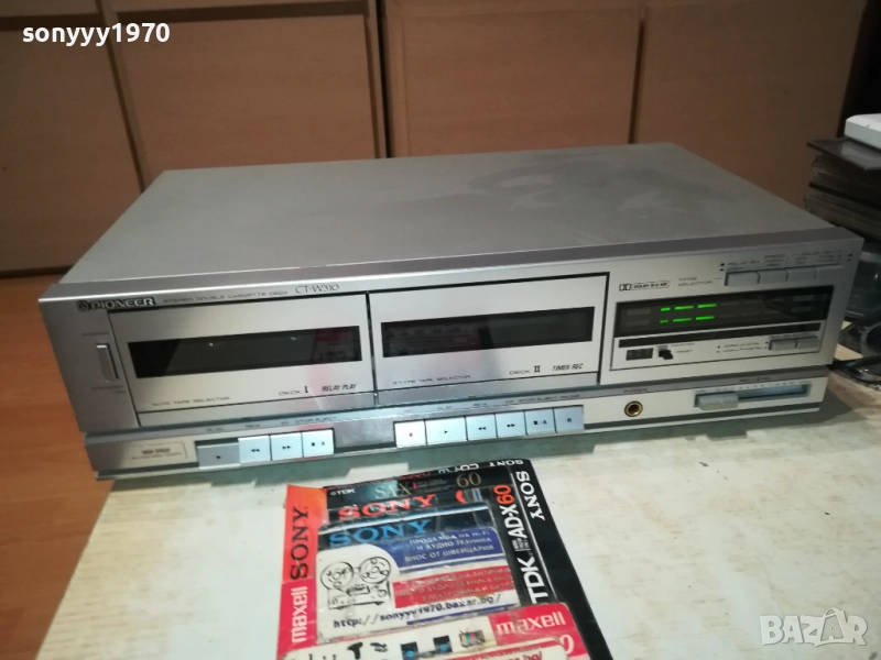 PIONEER CT-W310 DECK MADE IN JAPAN-ВНОС SWISS 1611252001LCHERY2, снимка 1