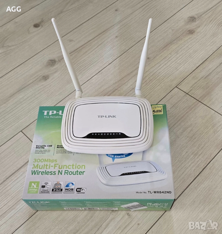 Безжичен рутер TP-LINK TL-WR842N, 300Mbps, снимка 1