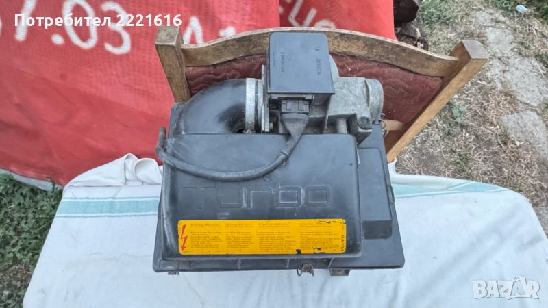 Volvo 740/760 Turbo филтърна кутия комплект с дебитомера , снимка 1