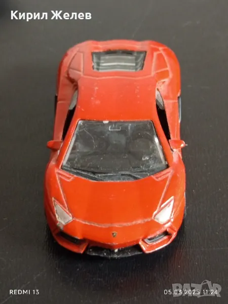 Метална количка LAMBORGHINI AVENTADOR MADE IN CHINA за КОЛЕКЦИЯ 43168, снимка 1