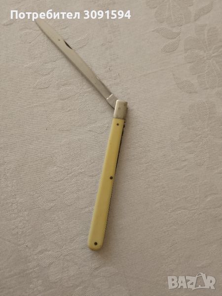 Стар нож за дегустация със слонова кост , снимка 1