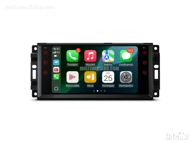 Jeep 2008г-2016г Мултимедия Навигация Android, снимка 1