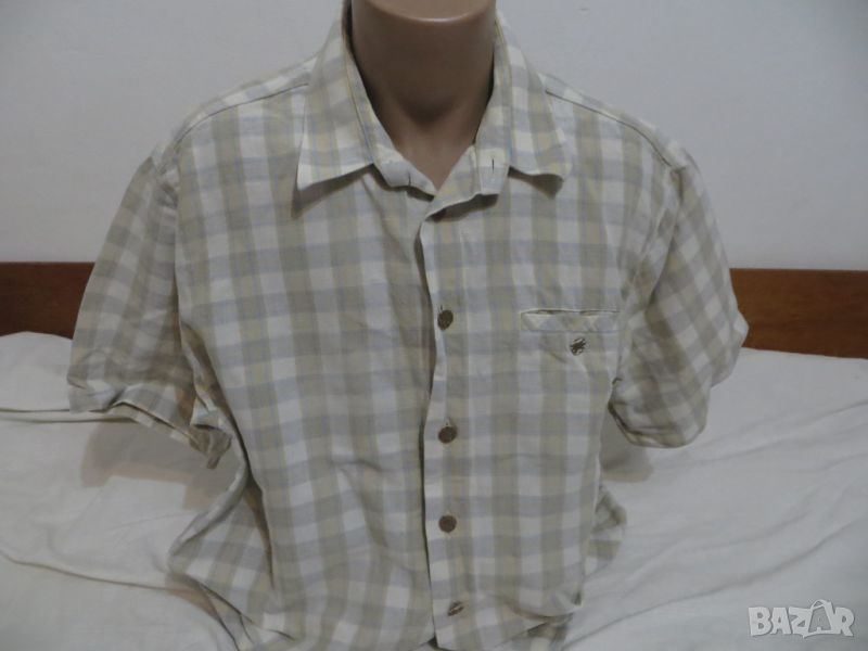 Мъжка риза с къс ръкав от лен Drachten, снимка 1