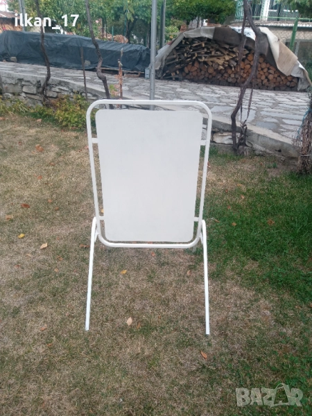 Табела за тротоар изцяло метална двустранна Стояща много здрава и удобна за пренасяне, снимка 1