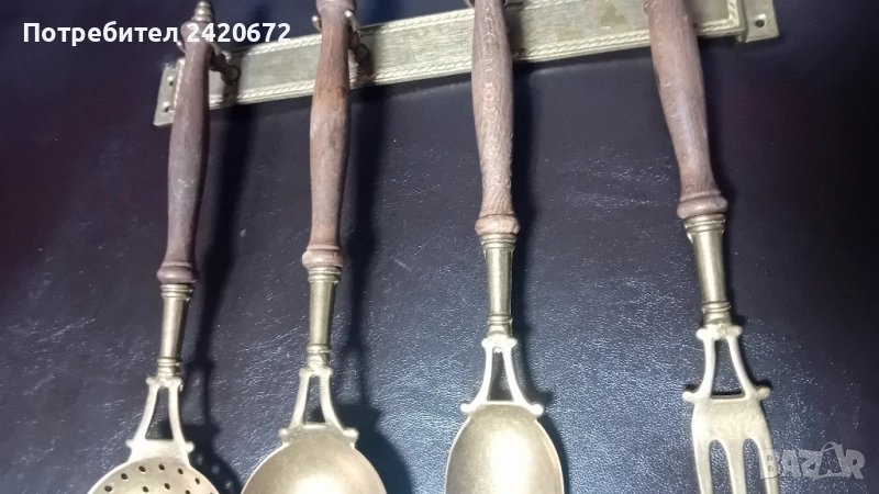 бронзов кухненски набор, снимка 1