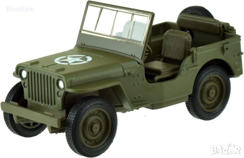 Военен метален джип Jeep WILLYS USA ARMY 1941 NEX / WELLY , снимка 1