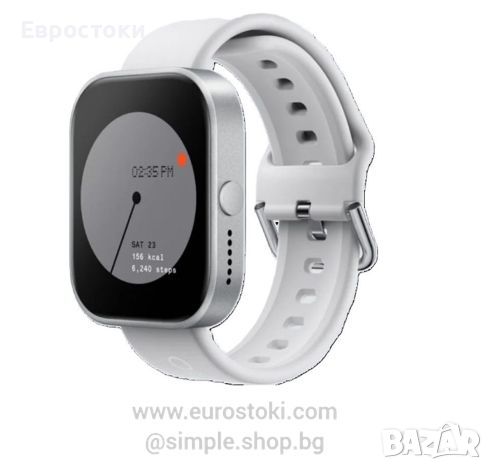 Смарт часовник Nothing CMF Watch Pro, дисплей 1.96'', Bluetooth разговори, цвят: Silver/Light Grey., снимка 1