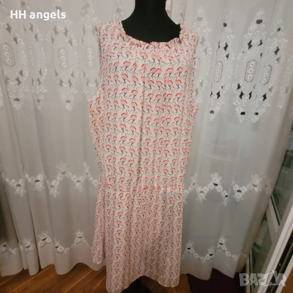 Rick Cardona рокля на фламинги, снимка 1