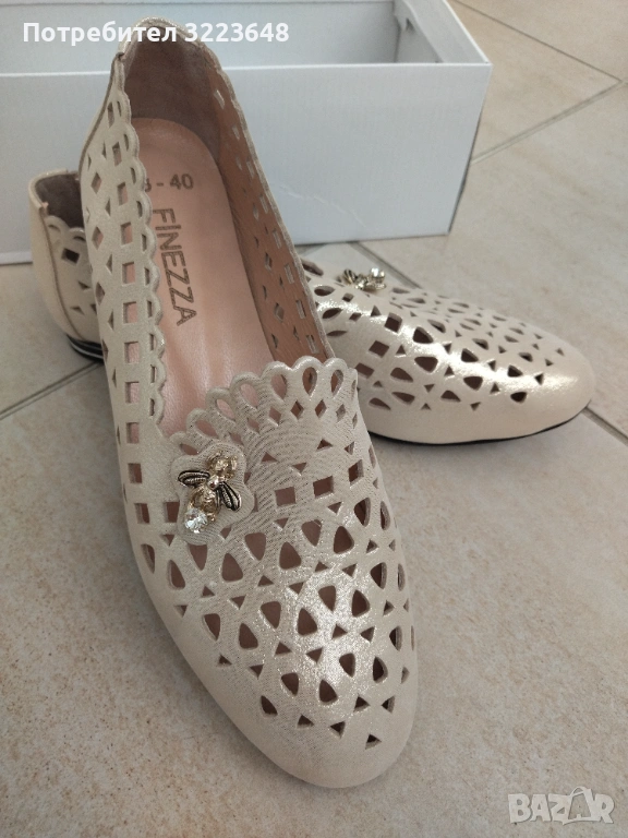 Обувки от естествена кожа неизползвани , снимка 1