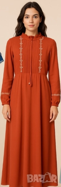 Дълга рокля бохо стил, снимка 1