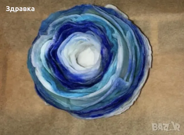 Рози от памук  ръчна изработка , снимка 1