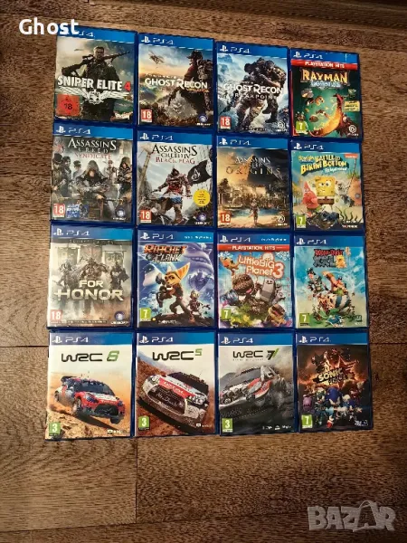 16 бр Игри за Playstation 4, снимка 1